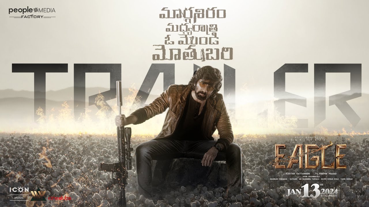 Poll Whats Your Take On Ravi Tejas Eagle Trailer Latest Telugu