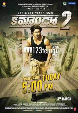 Commando 2's Telugu trailer to be out soon