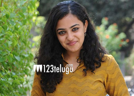 Nithya Menon At OK Kanmani Audio Launch Stills