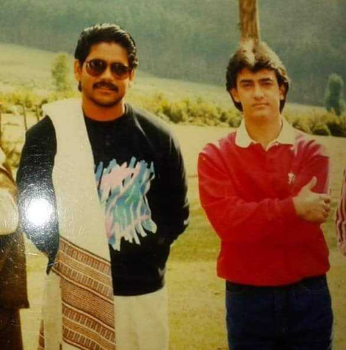 Nagarjuna’s memorable picture with Aamir Khan goes viral | 123telugu.com