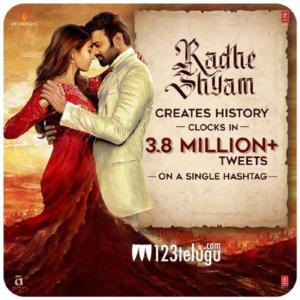 Prabhas20's title Radhe Shyam sets a new record | 123telugu.com