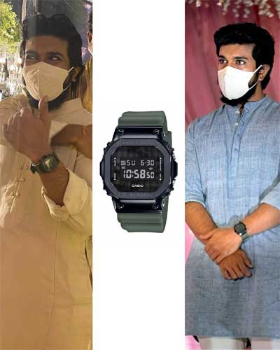 Ram Charan's pricey Rolex watch grabs eyeballs at Hyd airport