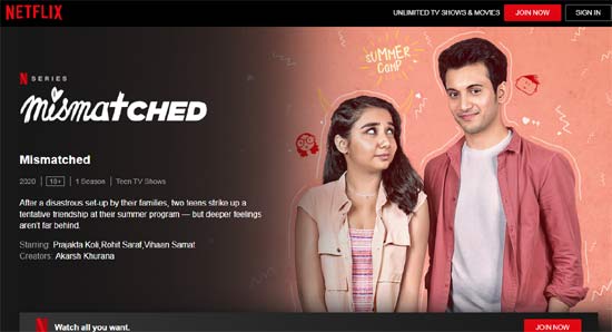 How To Watch Mismatched Series Online?