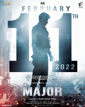 Major wraps up shoot – Release date locked | 123telugu.com