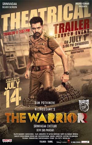 The Warrior' becomes a new addition to Ram Pothineni's prestigious list of  movies