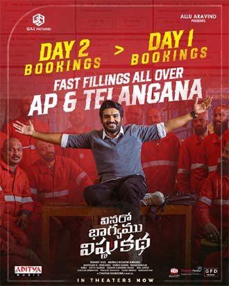 Day two bookings higher than day one for this recent release