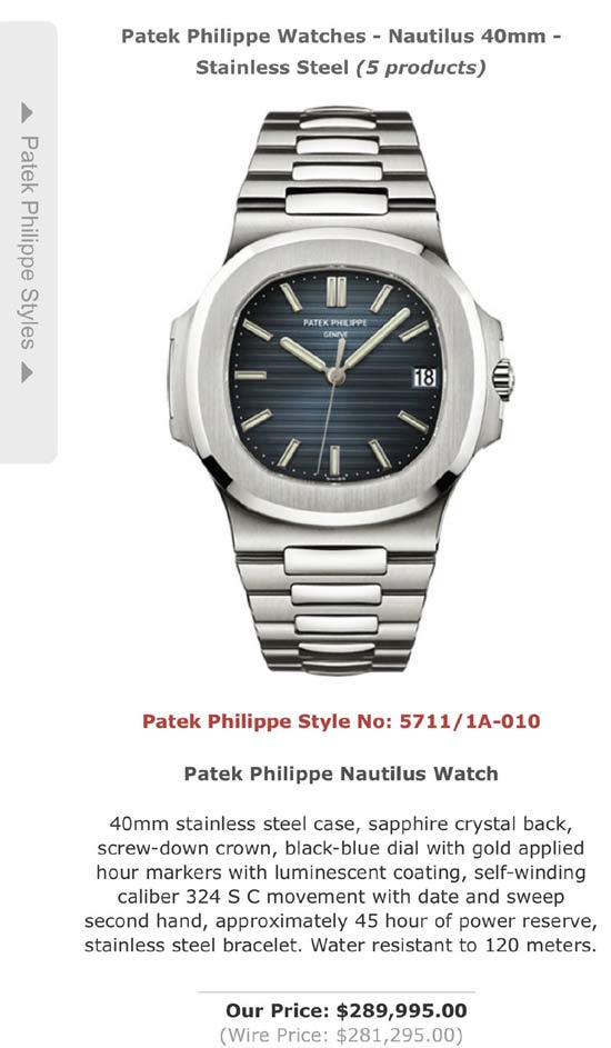 Patek philippe price in best sale indian rupees