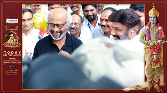 Photo Moment: Rajinikanth graces Sr NTR’s centenary celebrations ...