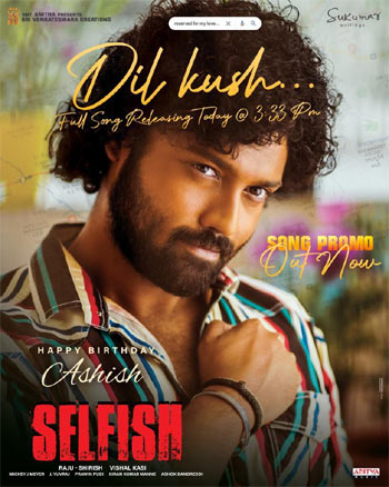 Dil Kush X Video - Dil Kush promo from Selfish released | 123telugu.com