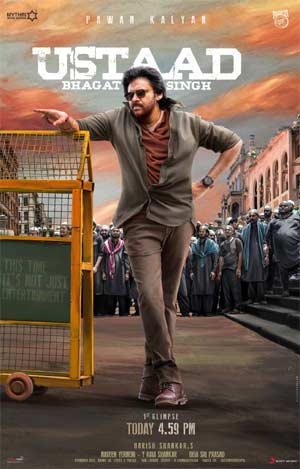 Ustaad Bhagat Singh: Makers unveil a powerful poster ahead of the glimpse |  123telugu.com