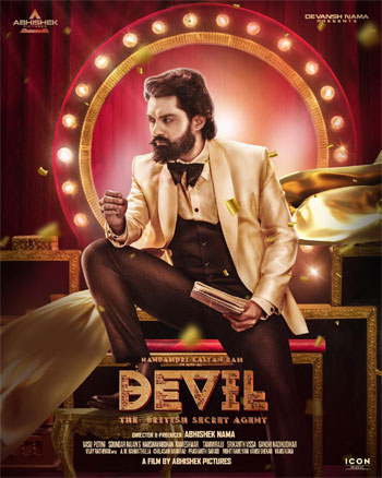 Makers of Devil extend Dussehra wishes with a special poster | 123telugu.com
