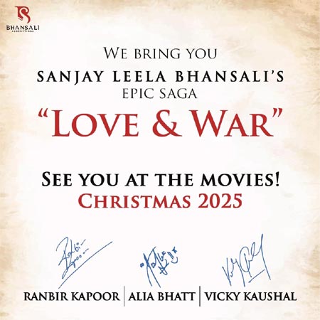 Sanjay Leela Bhansali's next is titled Love & War; These stars to play the  lead roles | Latest Telugu cinema news | Movie reviews | OTT Updates, OTT