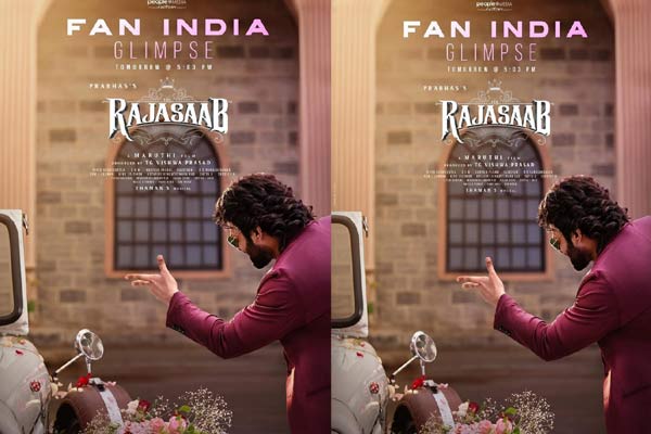 Time locked for The Raja Saab's 'Fan India Glimpse' | Latest Telugu cinema news | Movie reviews | OTT Updates, OTT