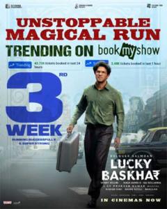 Lucky Baskhar Rules BookMyShow Trends In Its 3rd Week | Latest Telugu ...