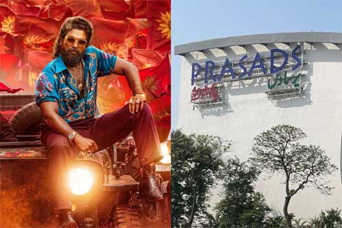 Shocking No Screenings For Pushpa At Hyderabads Iconic Prasads Multiplex Latest Telugu