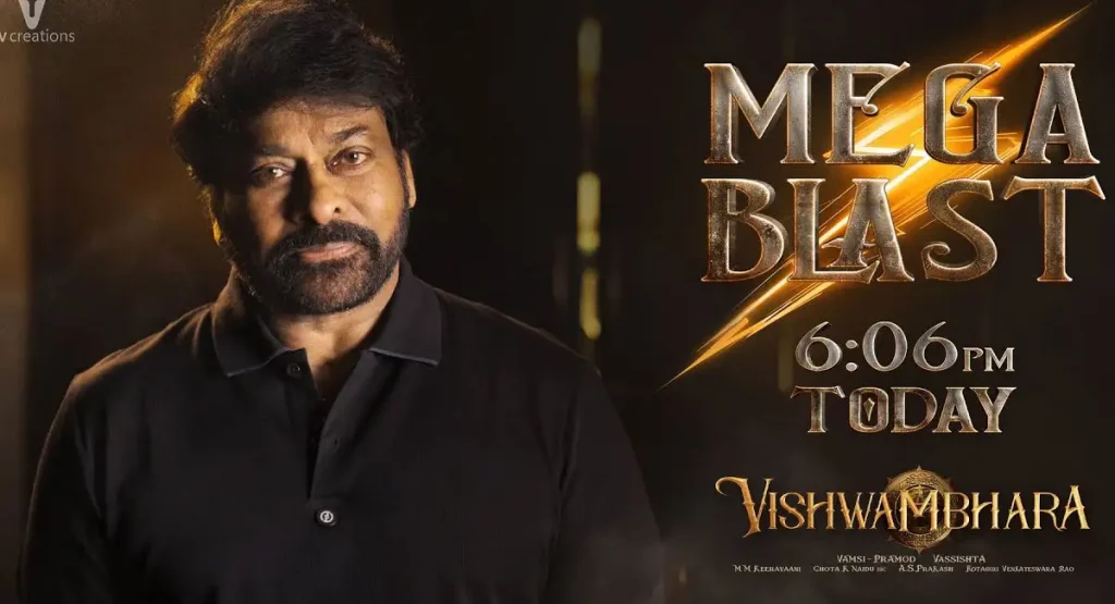 Video : Vishwambhara – MEGA BLAST Announcement (Chiranjeevi, Trisha)