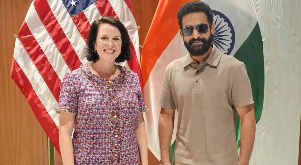 Photo Moment: NTR poses with U.S. Consul General Hyderabad