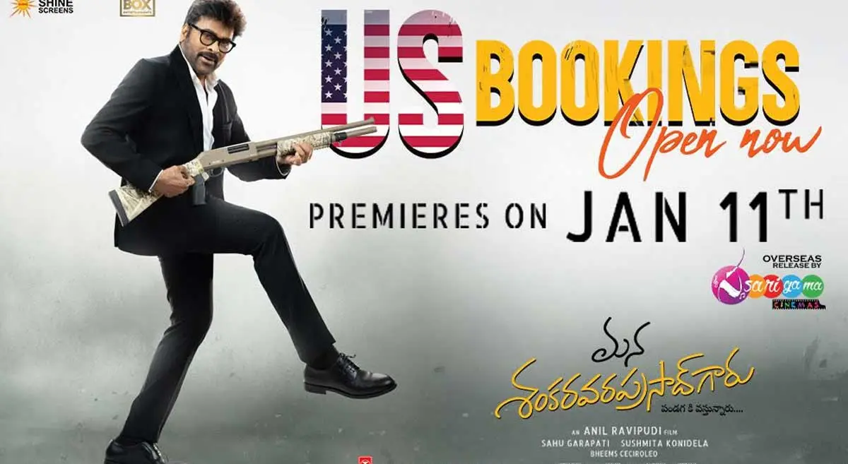 USA bookings open for Megastar Chiranjeevi’s Mana Shankara Varaprasad Garu