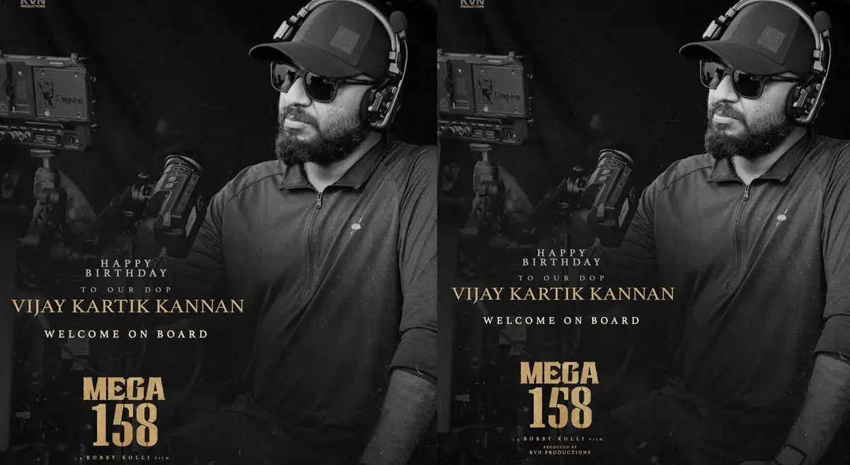 DOP Change in Mega158: Vijay Kartik Kannan Comes Onboard For Chiranjeevi’s Next
