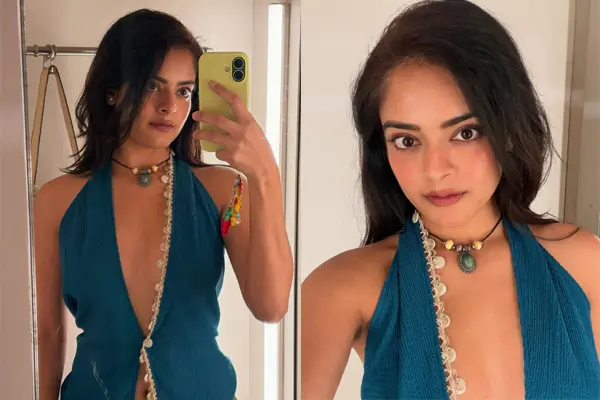 Glamorous Pics : The Raja Saab beauty Riddhi Kumar