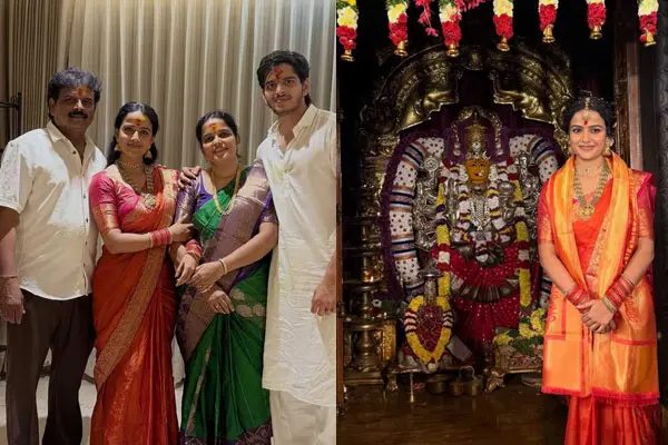 Photos : Vaishnavi Chaitanya’s traditional Bonalu celebrations with family