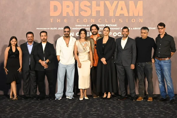 Photos : Ajay Devgn, Tabu, and Shriya Saran at Drishyam The Conclusion trailer launch