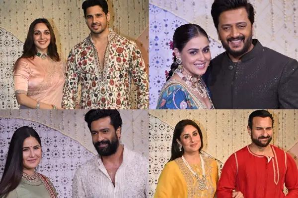 Photos : Film stars dazzle in traditional avatars at Ganapati celebrations
