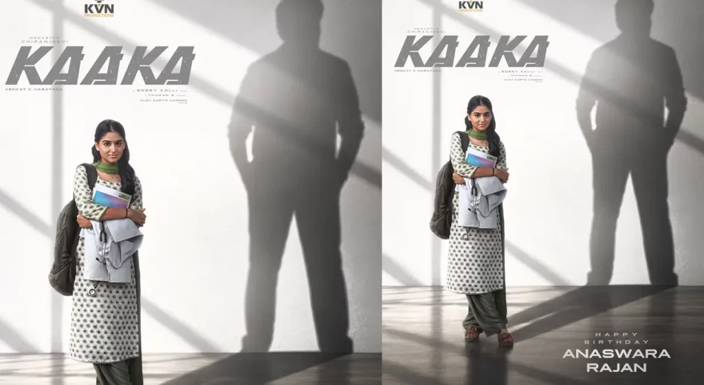 Anaswara Rajan’s First Look From Chiranjeevi’s Kaaka Looks Promising