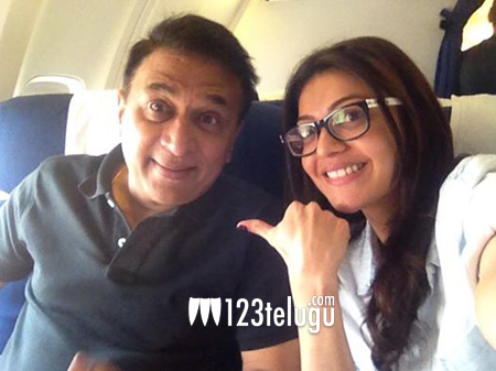 ఫోటో మూమెంట్ : లిటిల్ మాస్టర్ తో కాజల్ అగర్వాల్. 1 kajal-agarwal