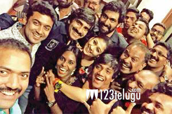 ఫోటో మొమెంట్ : మాస్ సెట్ లో రవితేజ, రానా 1 Raviteja-and-Rana