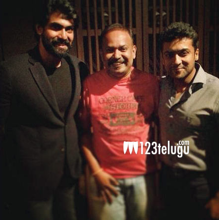 'మాస్' షూటింగ్ స్పాట్ లో రానా. 1 rana-in-bahubali