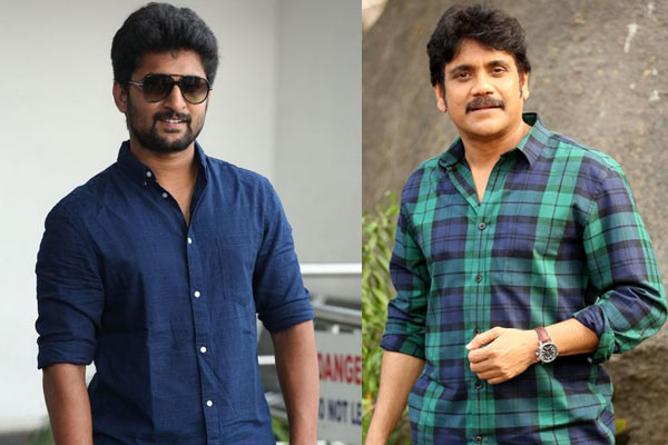 నాగార్జునకు స్వాగతం పలికిన నాని !