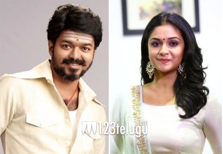 సాంగ్ షూటింగ్ లో విజయ్ ,  కీర్తీ సురేష్ !