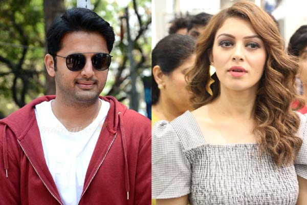 నితిన్ సరసన హన్సిక ?