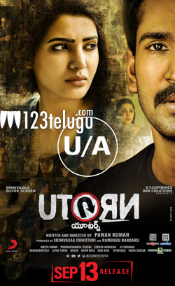 సెన్సార్  పూర్తి చేసుకున్న ‘యూ టర్న్’ !