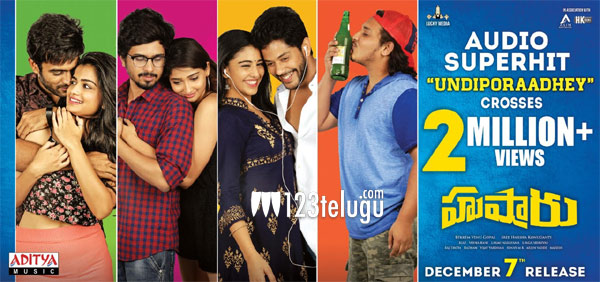 ‘హుషారు’ ఆడియో కి సూపర్ రెస్పాన్స్ !