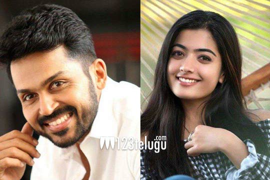 కార్తీ రష్మిక జంటగా డ్రీమ్ వారియర్ పిక్చర్స్ కొత్త చిత్రం