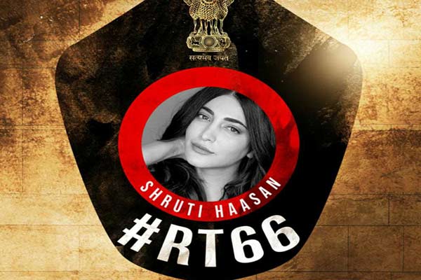 ‘శ్రుతి హసన్’కి స్వాగతం చెప్పిన  ‘రవితేజ దర్శకుడు’ !