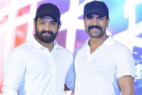 చెమటలు చిందిస్తున్న ఆర్ ఆర్ ఆర్ హీరోలు.