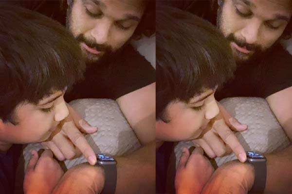 ఆపిల్ శిరీతో అల్లు అయాన్ ఫన్నీ ముచ్చట్లు !