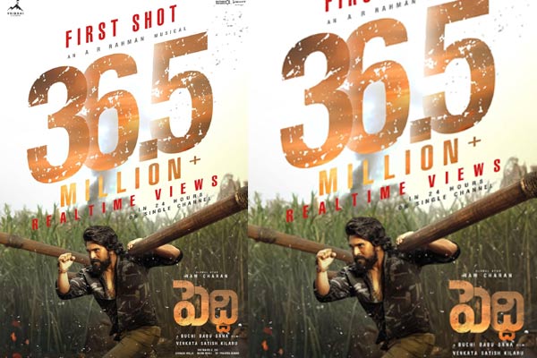 సరికొత్త రికార్డ్స్ క్రియేట్ చేసిన ‘పెద్ది గ్లింప్స్‌’ !