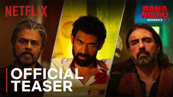 వీడియో : రానా నాయుడు సీజన్ 2 – అధికారిక టీజర్ (రానా దగ్గుబాటి, వెంకటేష్, అర్జున్ రాంపాల్)