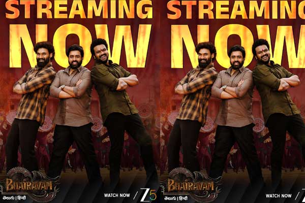 ఓటీటీ ప్రేక్షకులను అలరించేందుకు వచ్చిన ‘భైరవం’