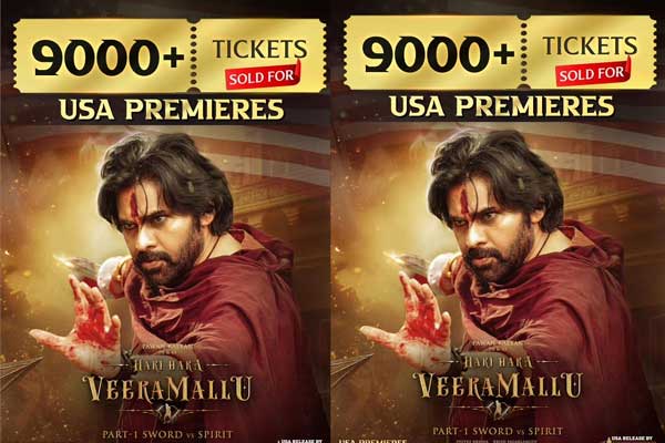 యూఎస్‌లో వీరమల్లు తుఫాను.. 9000 దాటిన మార్క్!
