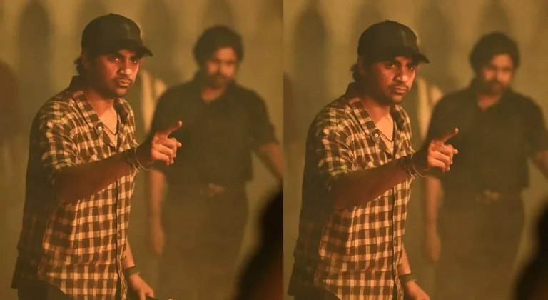 క్రేజీ క్లిక్: ‘ఓజి’ సెట్స్ లో సుజీత్ వెనుకున్న పవర్