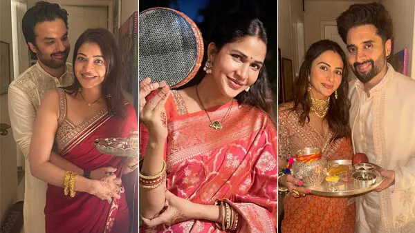 ఫోటోలు : కర్వా చౌత్ సెలబ్రేషన్స్‌లో స్టార్స్