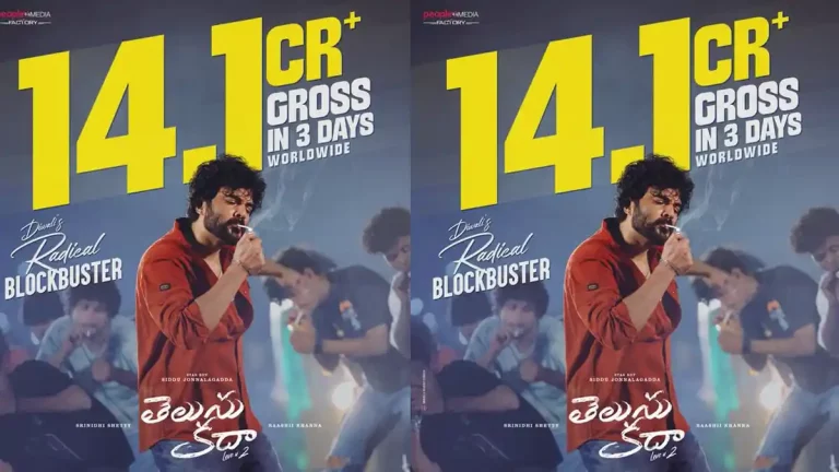 ‘తెలుసు కదా..’.. మూడు రోజుల కలెక్షన్స్ ఇవే..!