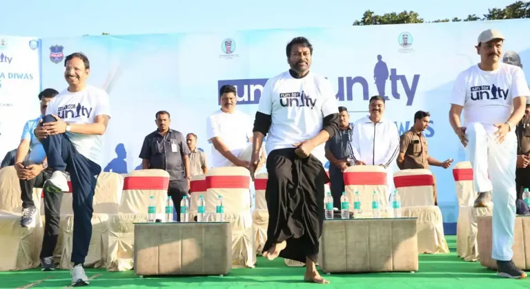 మెగాస్టార్ ముఖ్య అతిథిగా హైదరాబాద్ సిటీ పోలీస్ ఆధ్వర్యంలో ఘనంగా ‘రన్ ఫర్ యూనిటీ’