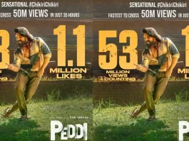 Peddi's Chikiri Chikiri Song