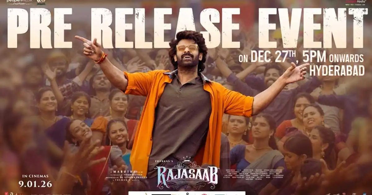 Prabhas’ Raja Saab to have its grand pre-release event